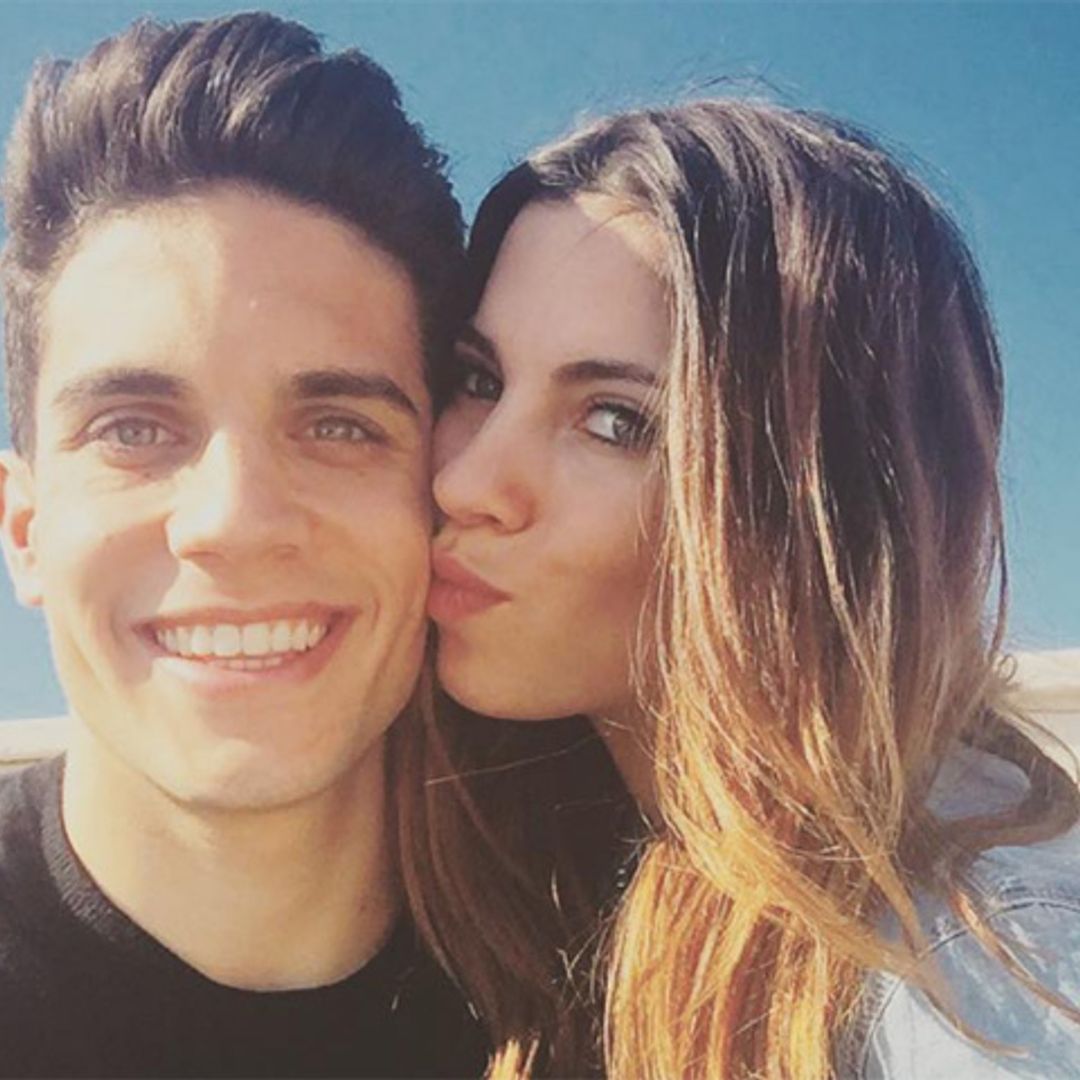 La inesperada visita que Marc Bartra y Melissa Jiménez no podrán olvidar