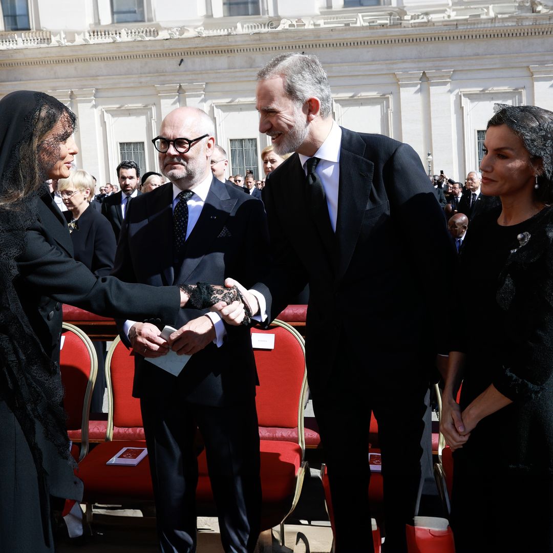 Las imágenes del encuentro de los Reyes con Donald y Melania Trump en el Vaticano