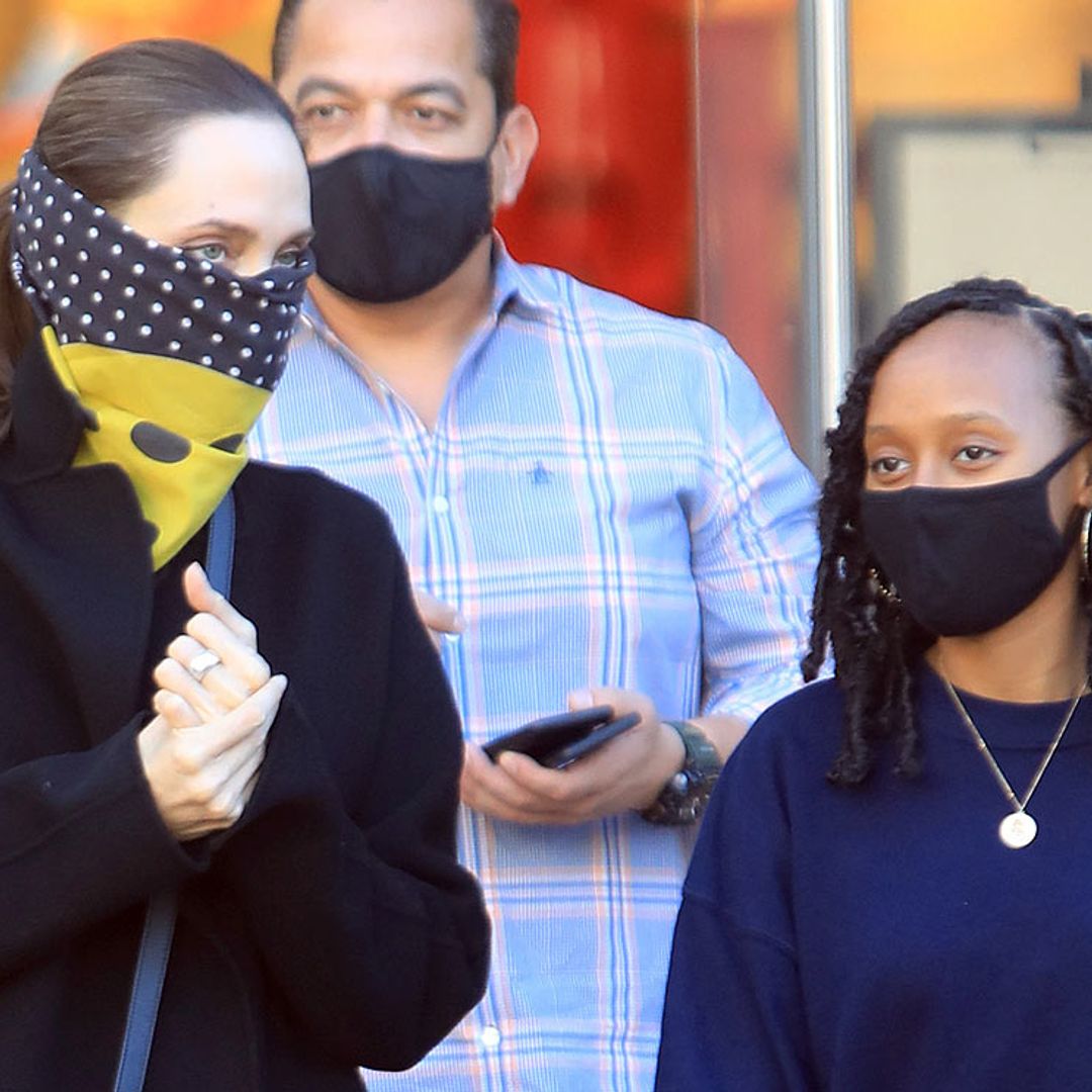 ¡Día de chicas! Angelina Jolie y su hija Zahara, juntas de compras