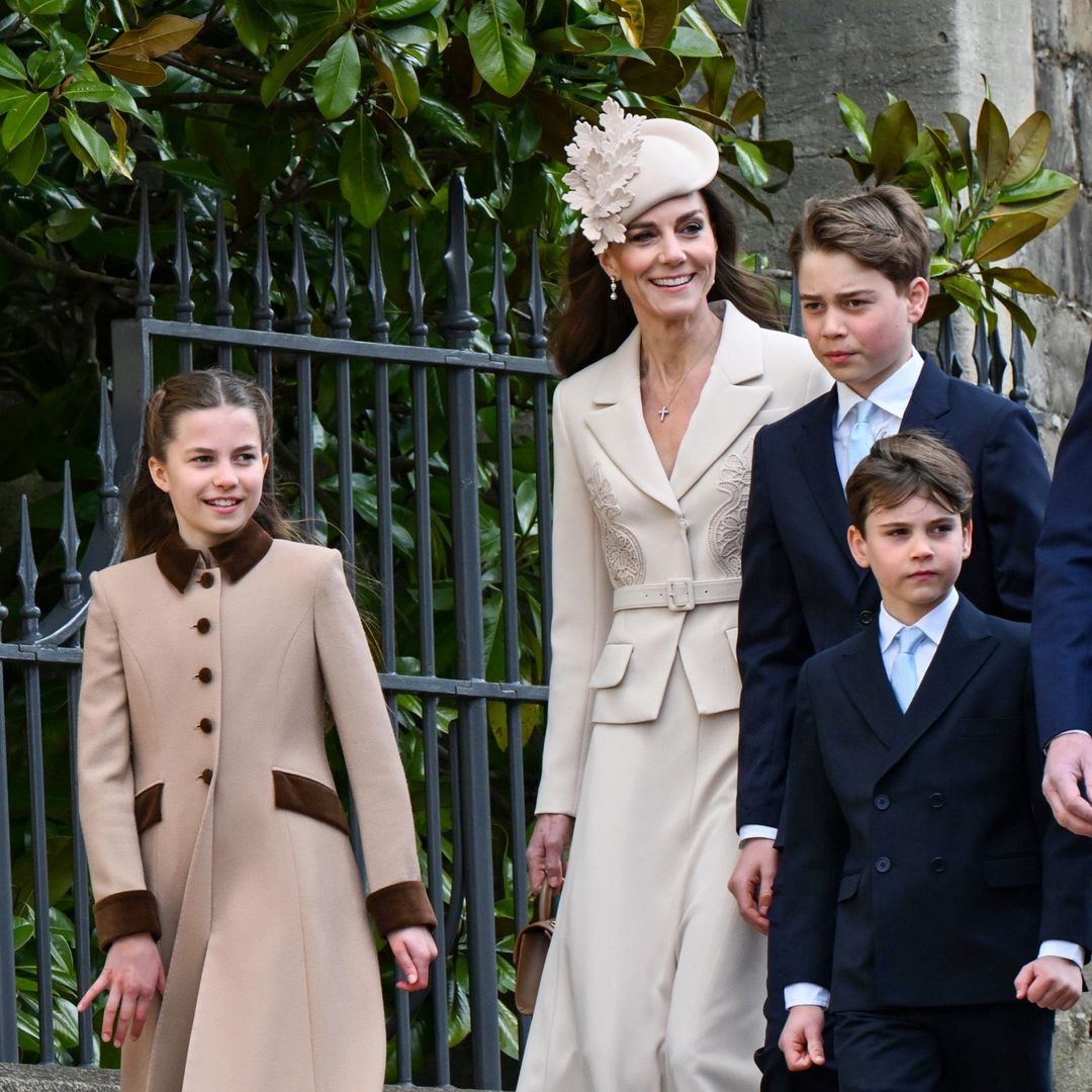 Los príncipes de Gales y sus hijos protagonizan la misa del Domingo de Pascua, marcada por grandes ausencias