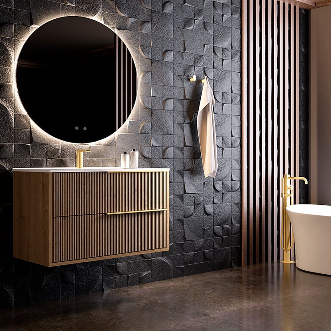 ¡Redondos! Son tendencia los espejos circulares en el baño