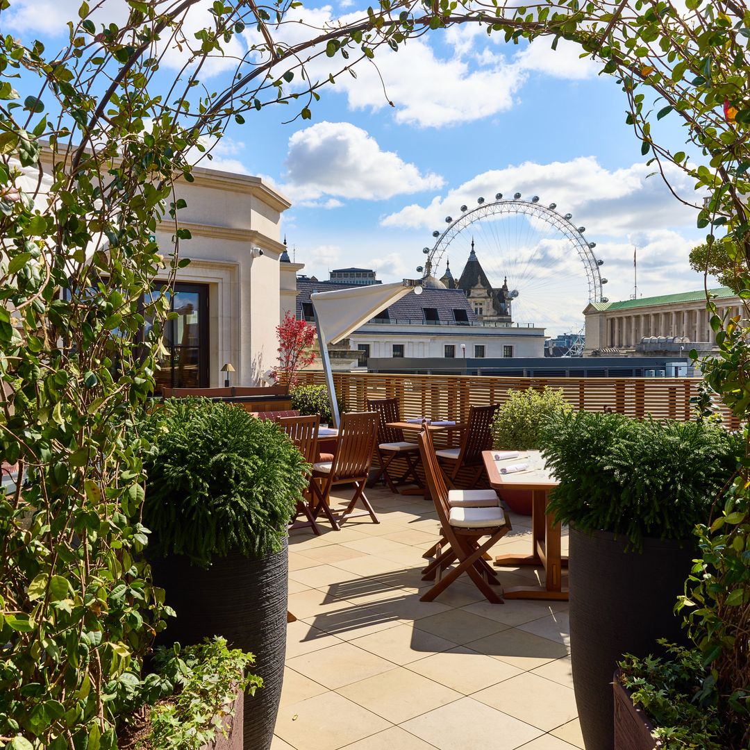 Terraza de Kioku, restaurante, Londres