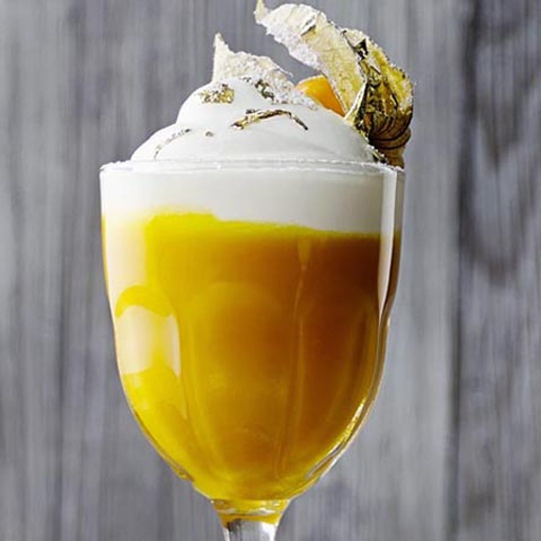 Cóctel mango 'latte' (sin alcohol)