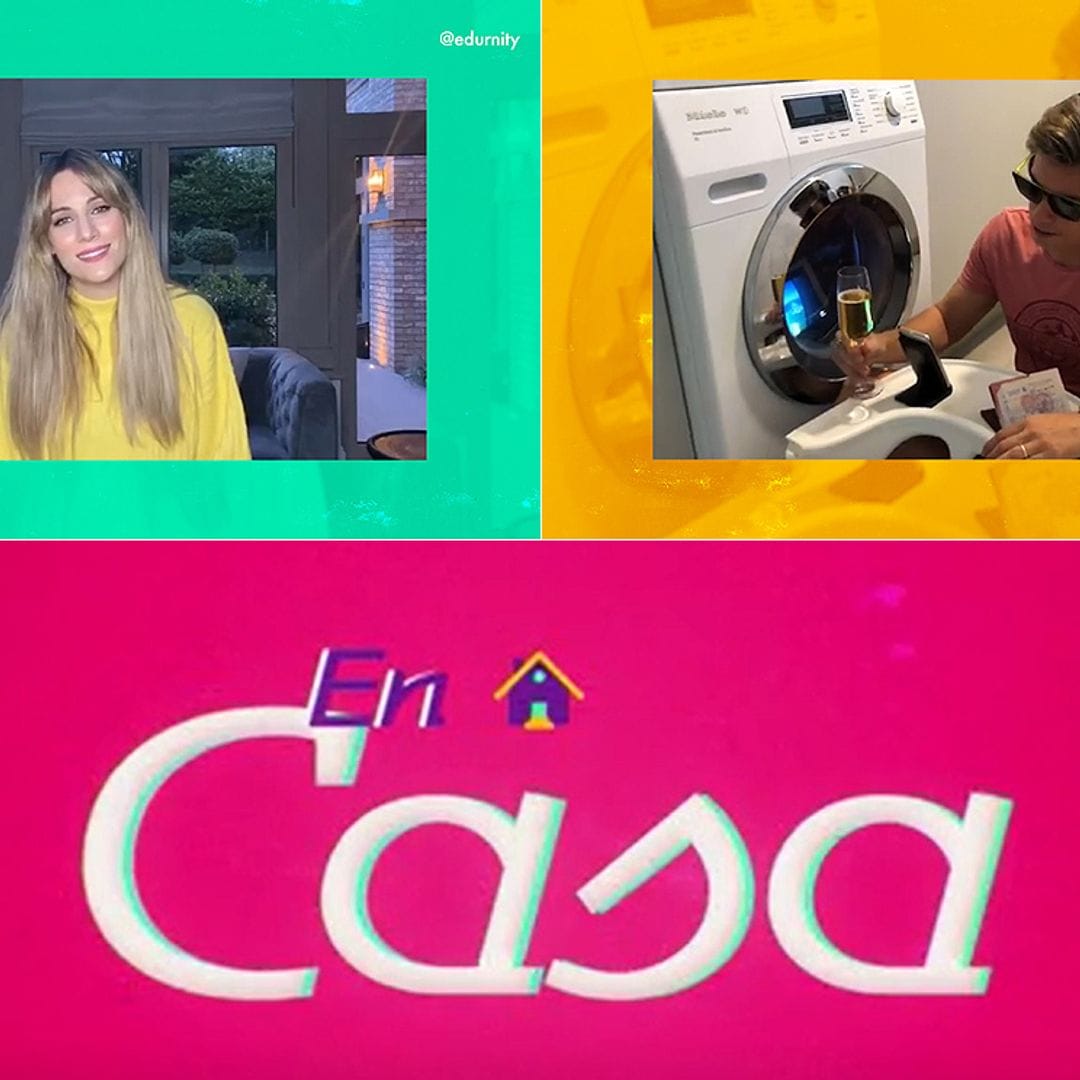'En casa': Edurne canta sobre el amor de su vida y Carlos Baute 'viaja' de una manera peculiar