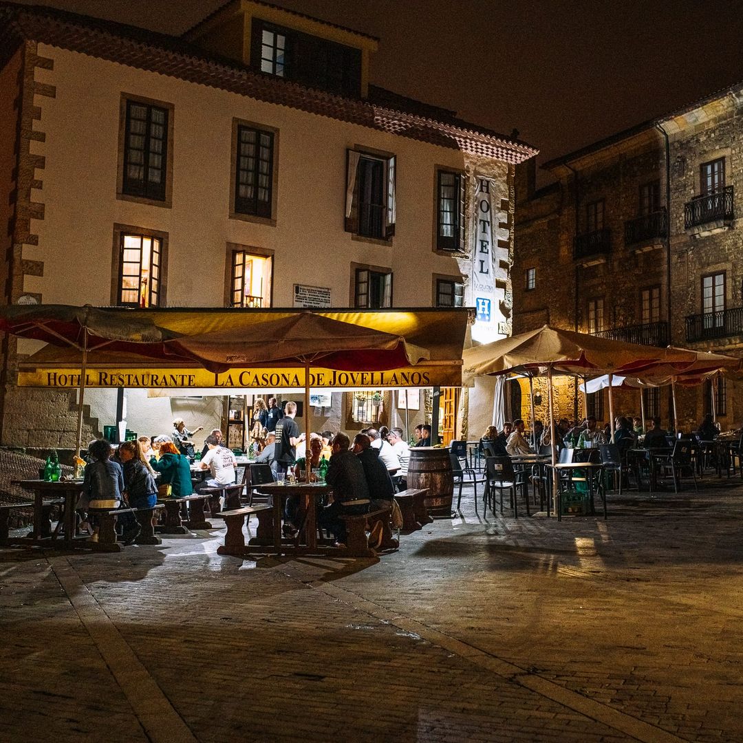 Hotel Restaurante Casona de Jovellanos donde han comida estos días la princesa Leonor y la infanta Sofía, en Gijón