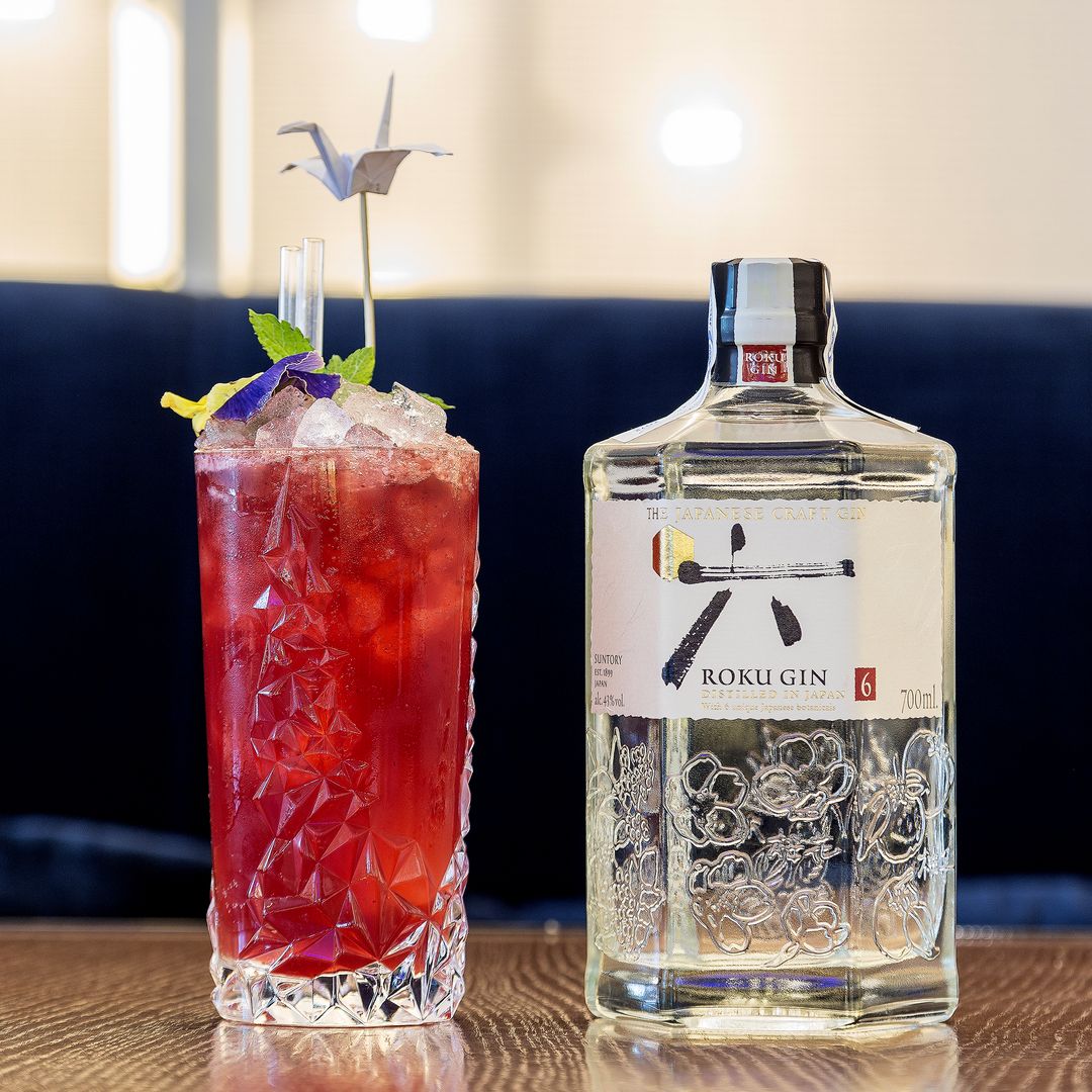 Madrid Cocktail Week Cóctel con ginebra Roku en el restaurante Bibo de Dani García