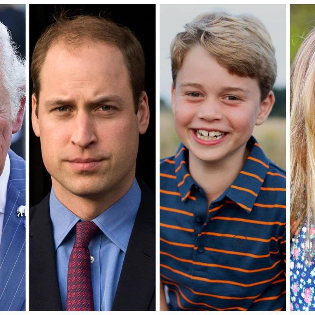 Carlos, William, George, Charlotte...esta es la línea de sucesión al trono británico