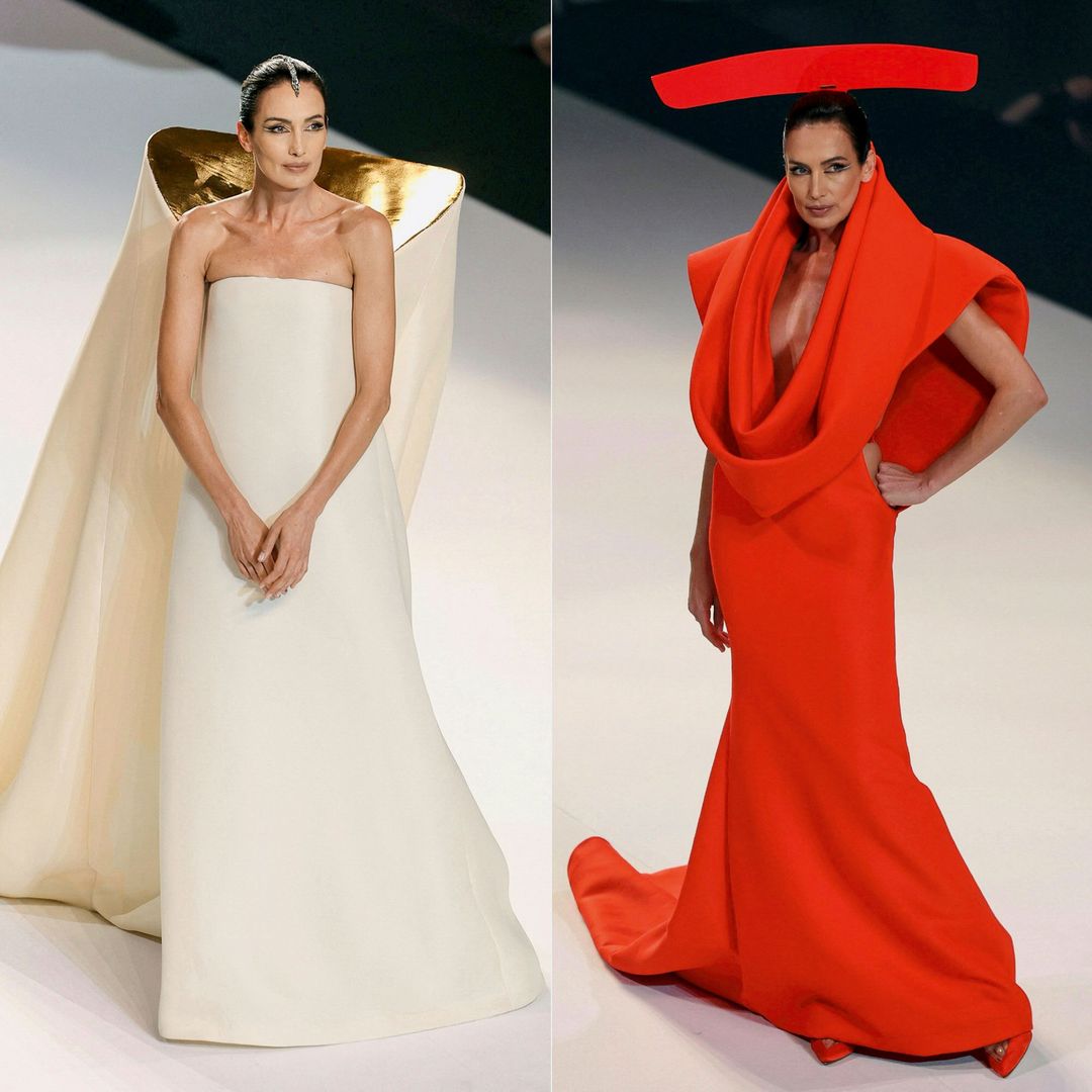 Nieves fue la estrella del desfile de Stéphane Rolland, de quien es musa desde hace años