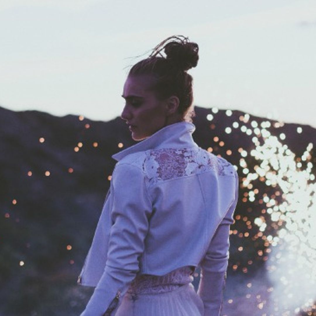 La novia 'rockera'