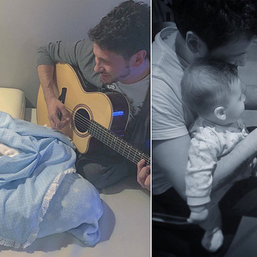 ¡Qué ternura! David de María inculca a su hijo su pasión por la música