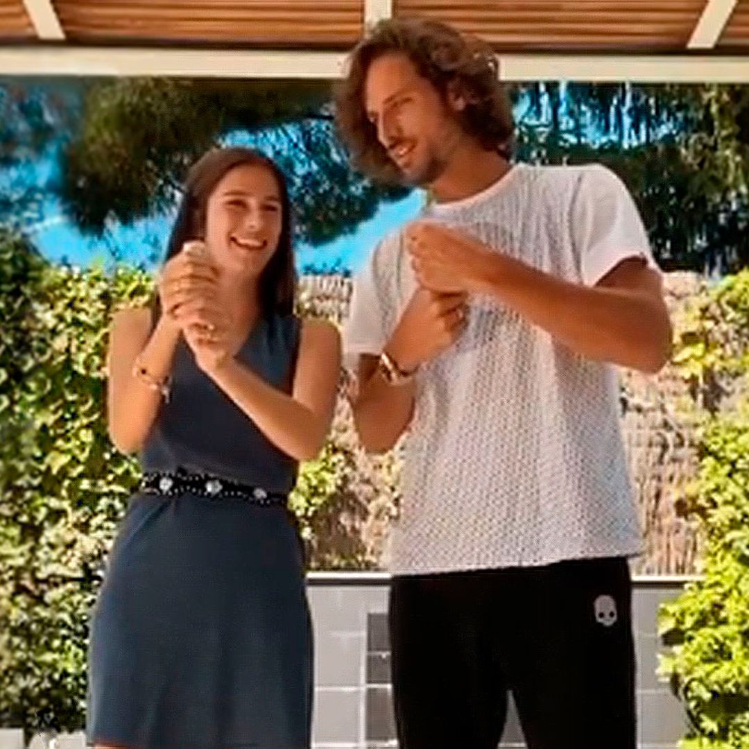 Feliciano López y Sandra Gago anuncian que el bebé que esperan es...