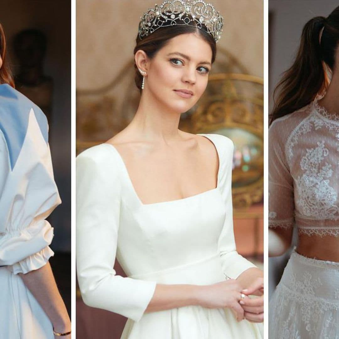 Analizamos al detalle los tres vestidos de novia de Isabelle Junot