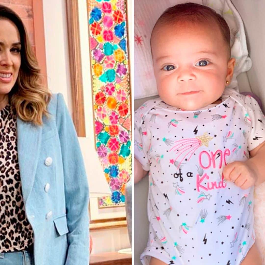 ¡Qué ternura! Las mellizas de Jacqueline Bracamontes cumplen seis meses