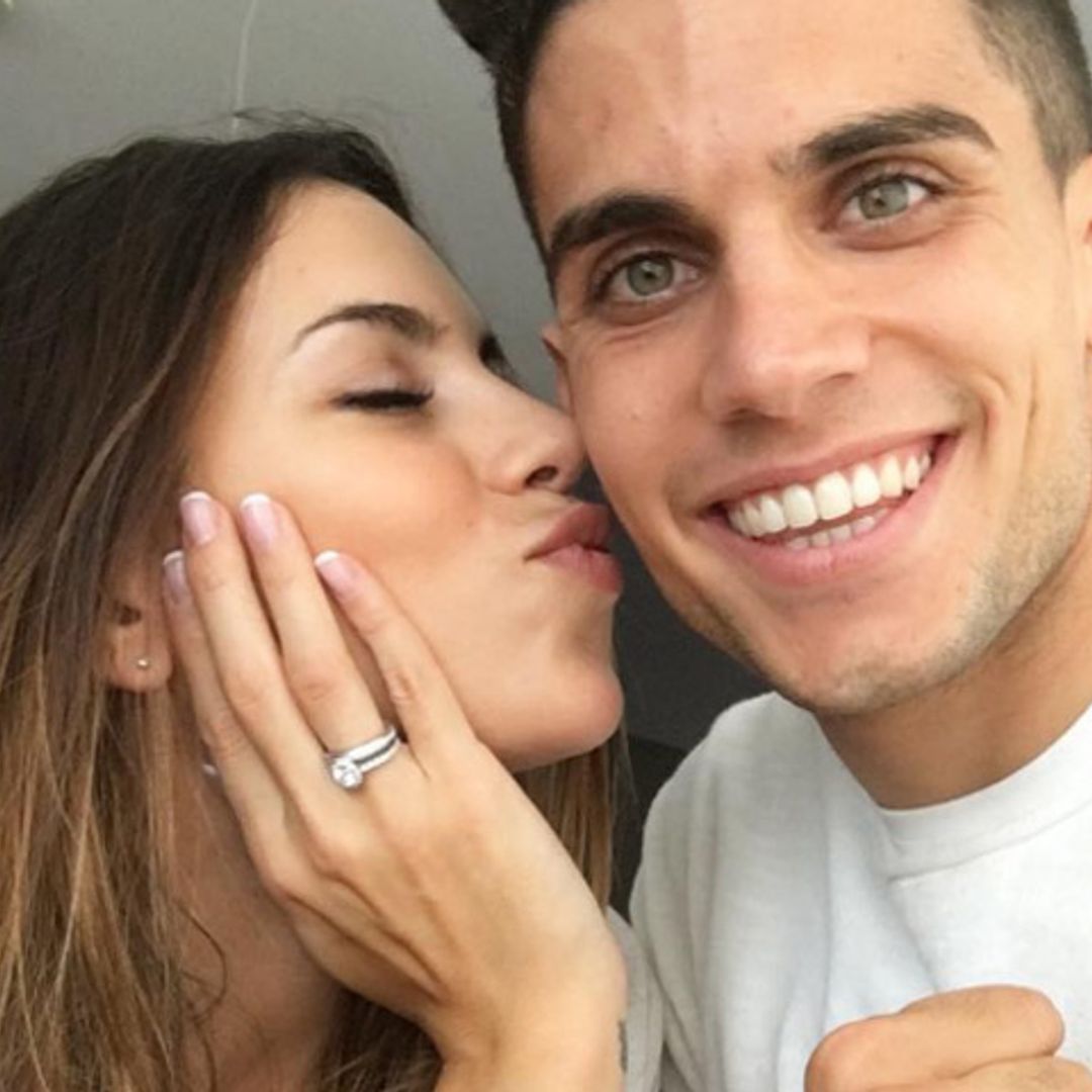 Melissa Jiménez y Marc Bartra siguen adelante con sus planes de boda