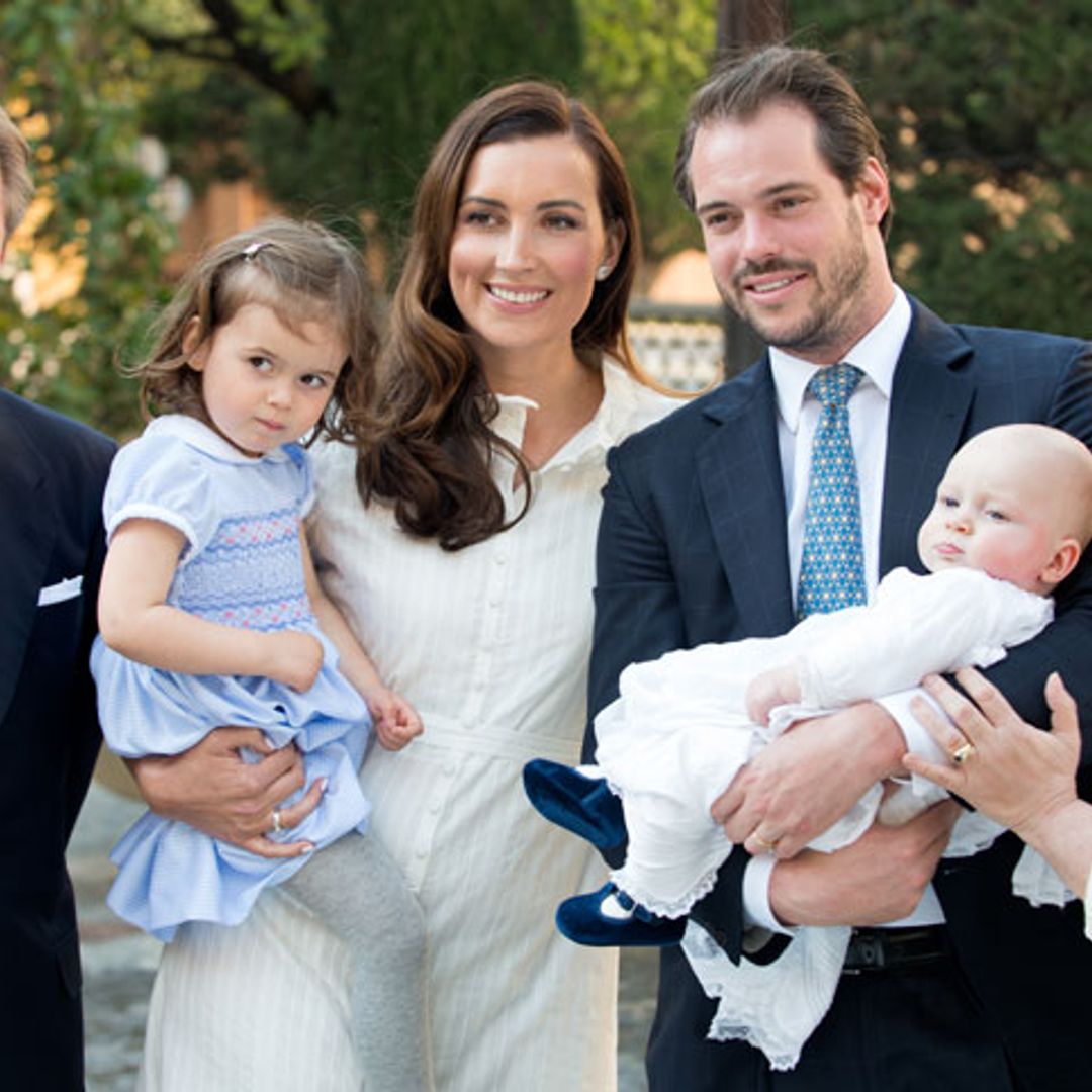 La Familia Gran Ducal de Luxemburgo celebra el bautizo del príncipe Liam en el Vaticano