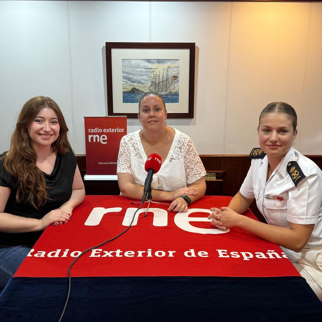 La princesa Leonor debuta en la radio