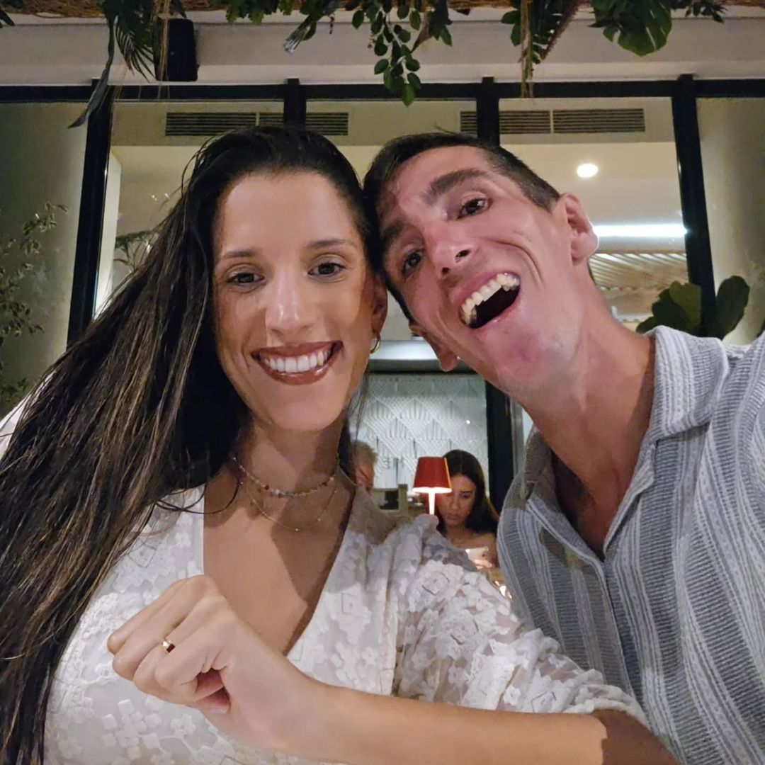 Álex Roca y su mujer, Mari Carmen Maza