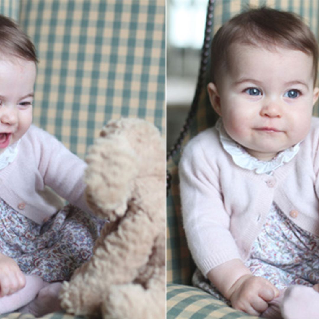 El primer vestido de la princesa Charlotte y su peluche favorito, todos los detalles de sus últimas fotos