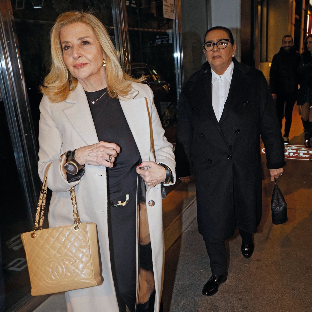 María del Monte e Inmaculada Casal en la fiesta del estreno de Sonsoles Onega