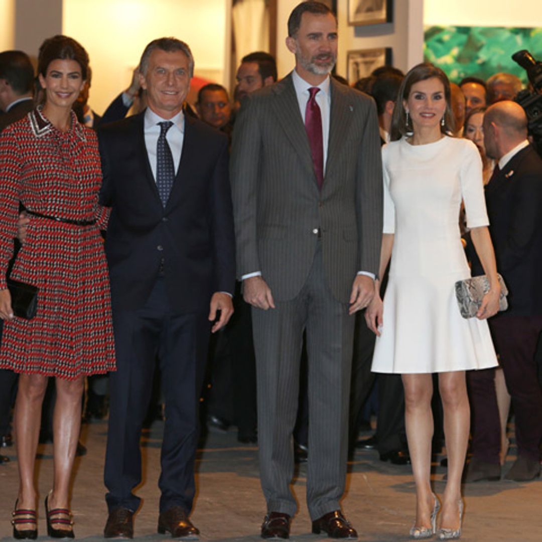 Los Reyes disfrutaron de ARCO junto al Presidente y la Primera Dama de Argentina mientras se decidía el futuro de Urdangarin