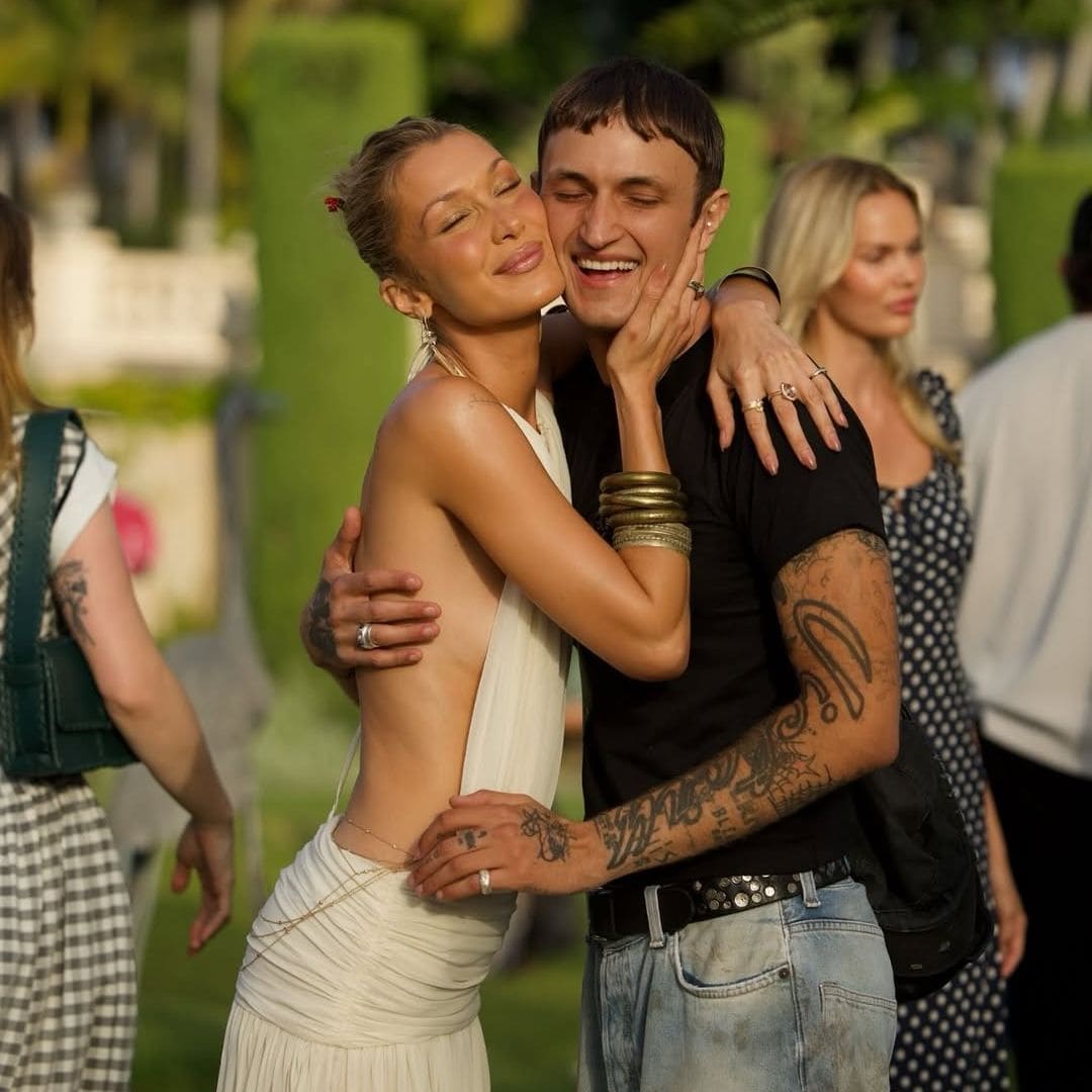 Bella Hadid con su hermano
