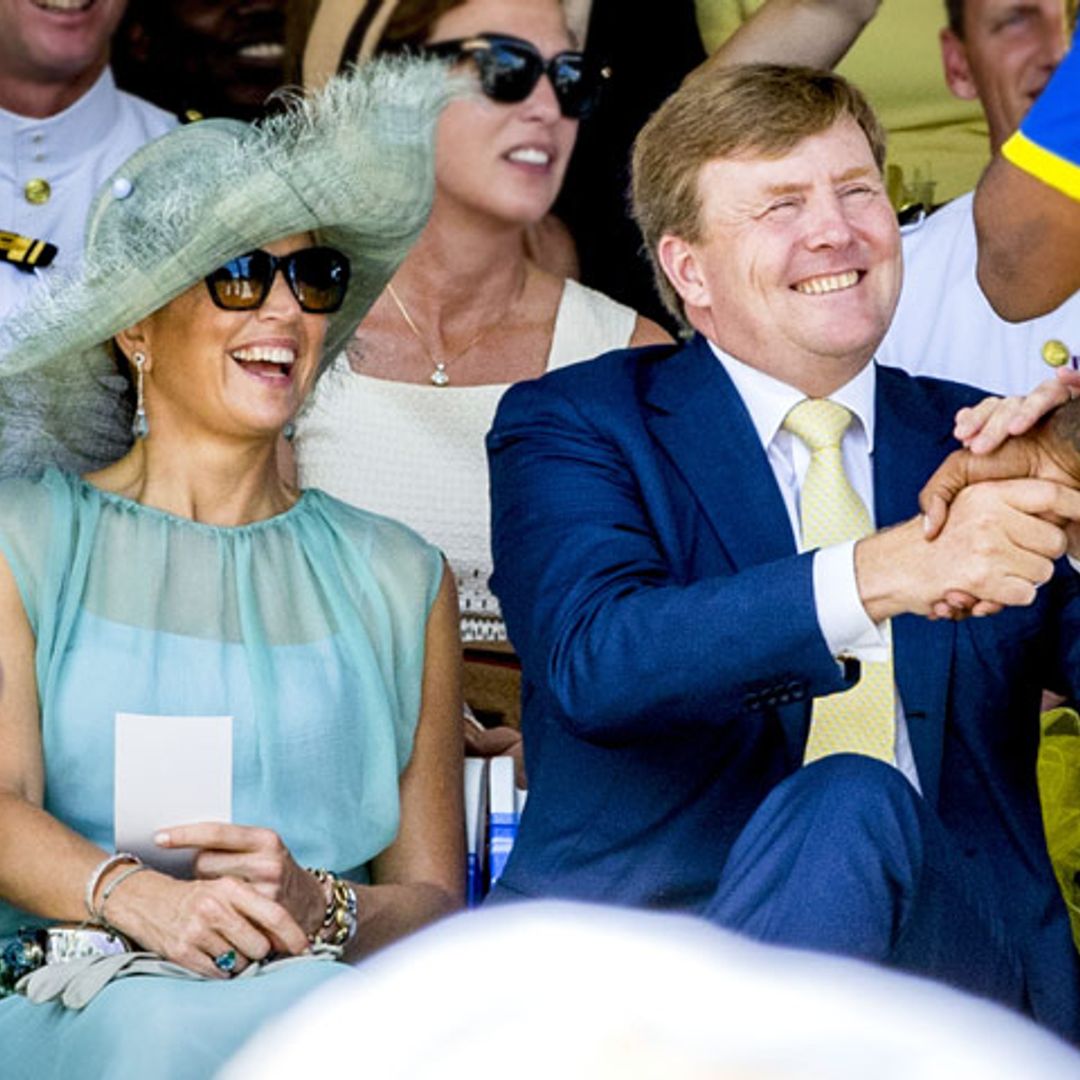 Máxima de Holanda se deja llevar por los ritmos caribeños bailando en Curaçao
