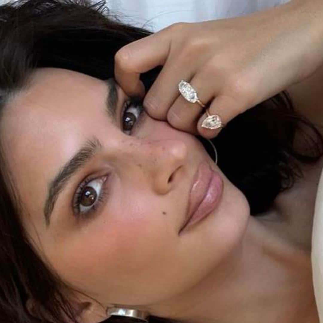 El giro que Emily Ratajkowski le dio a su anillo de compromiso