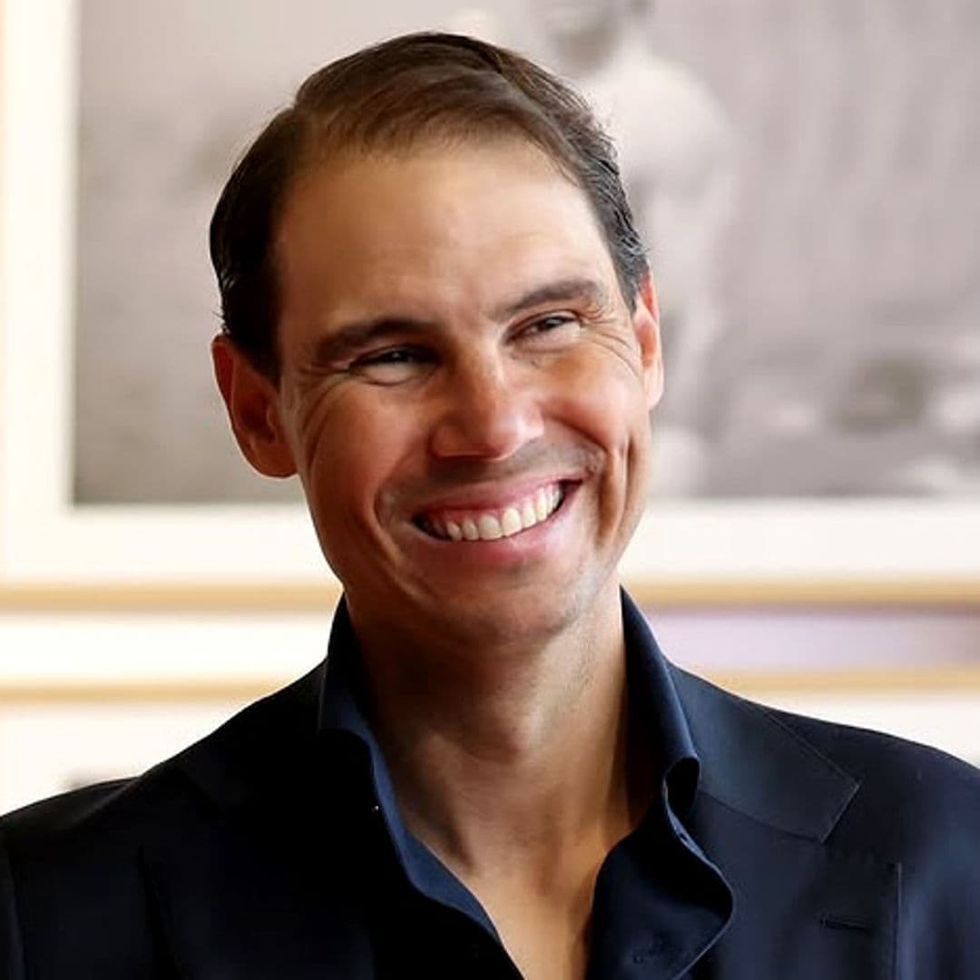 Así ha llegado Rafa Nadal a Roland Garros para su gran homenaje: con su mujer y su hijo en brazos