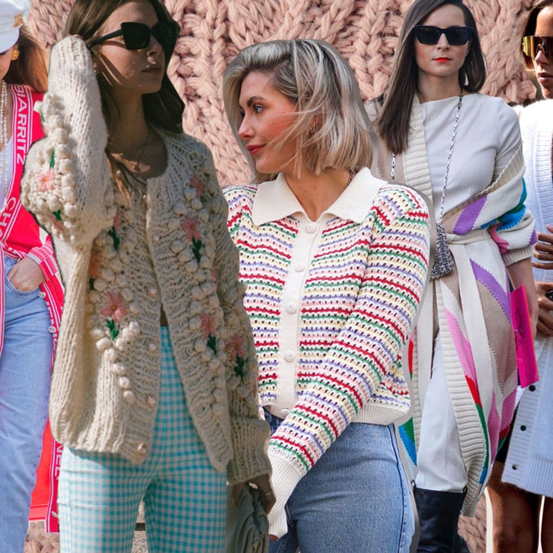 10 chaquetas finas de punto perfectas para olvidar el cárdigan clásico