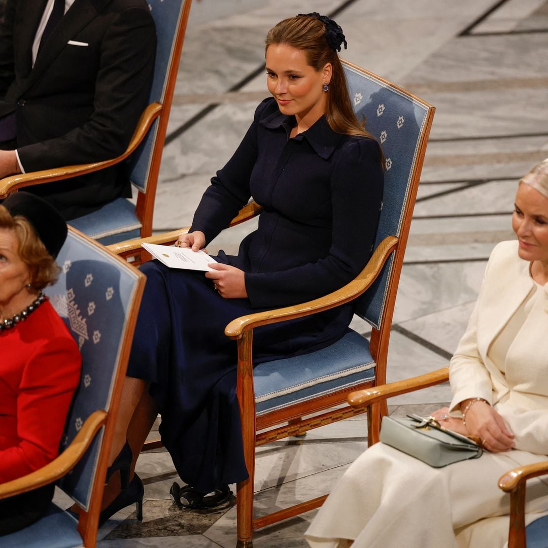 El gran protagonismo de Ingrid de Noruega en su debut en Oslo en la entrega del Premio Nobel de la Paz