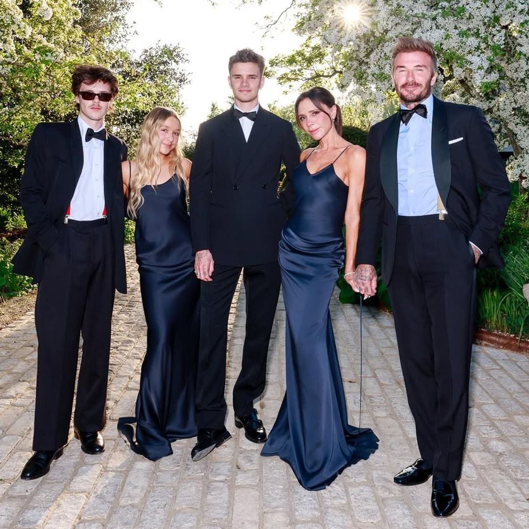 Cruz, Harper, Romeo, Victoria y David Beckham