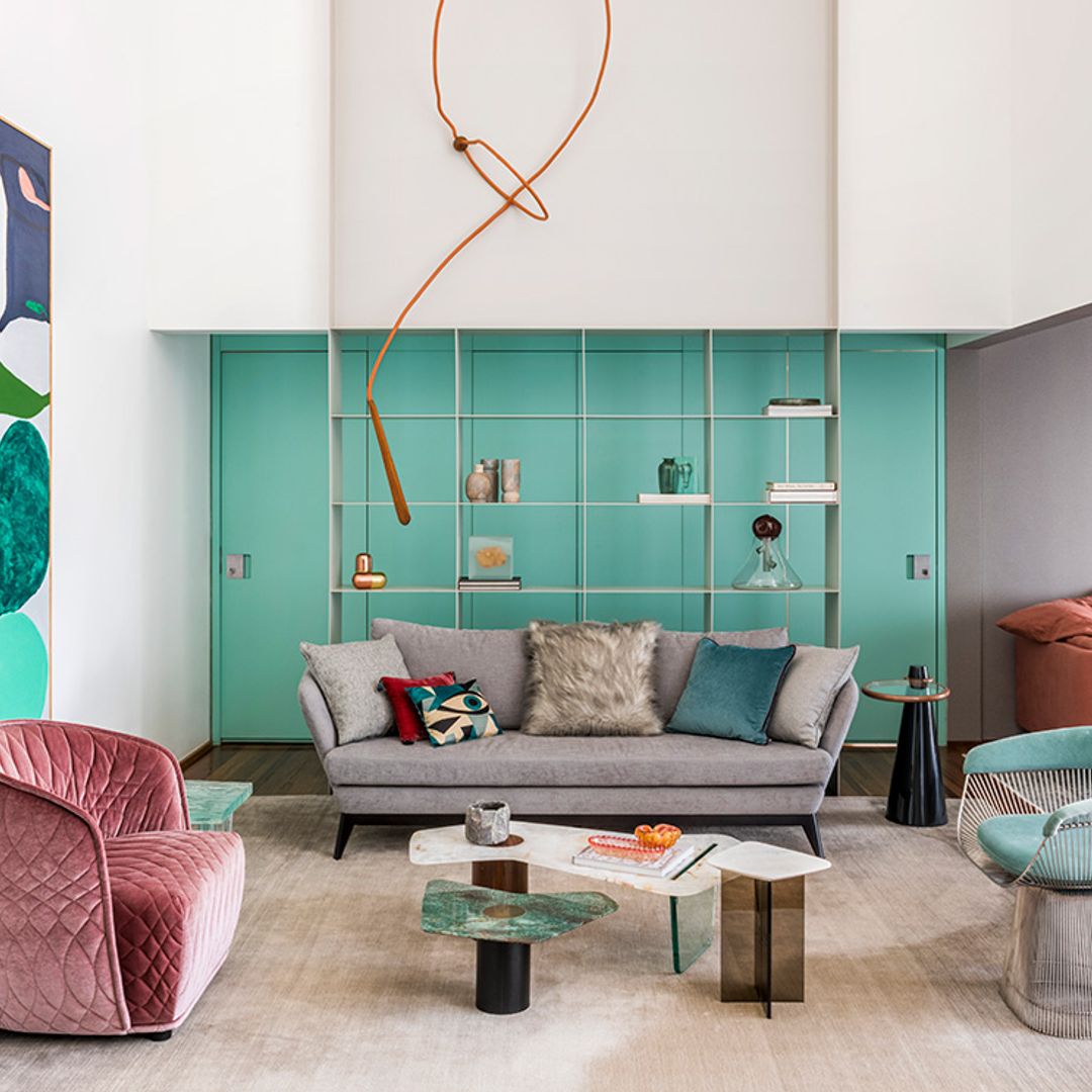 Un piso de 168 m2 adquirido sobre plano, que se diseña a medida y con mucho color
