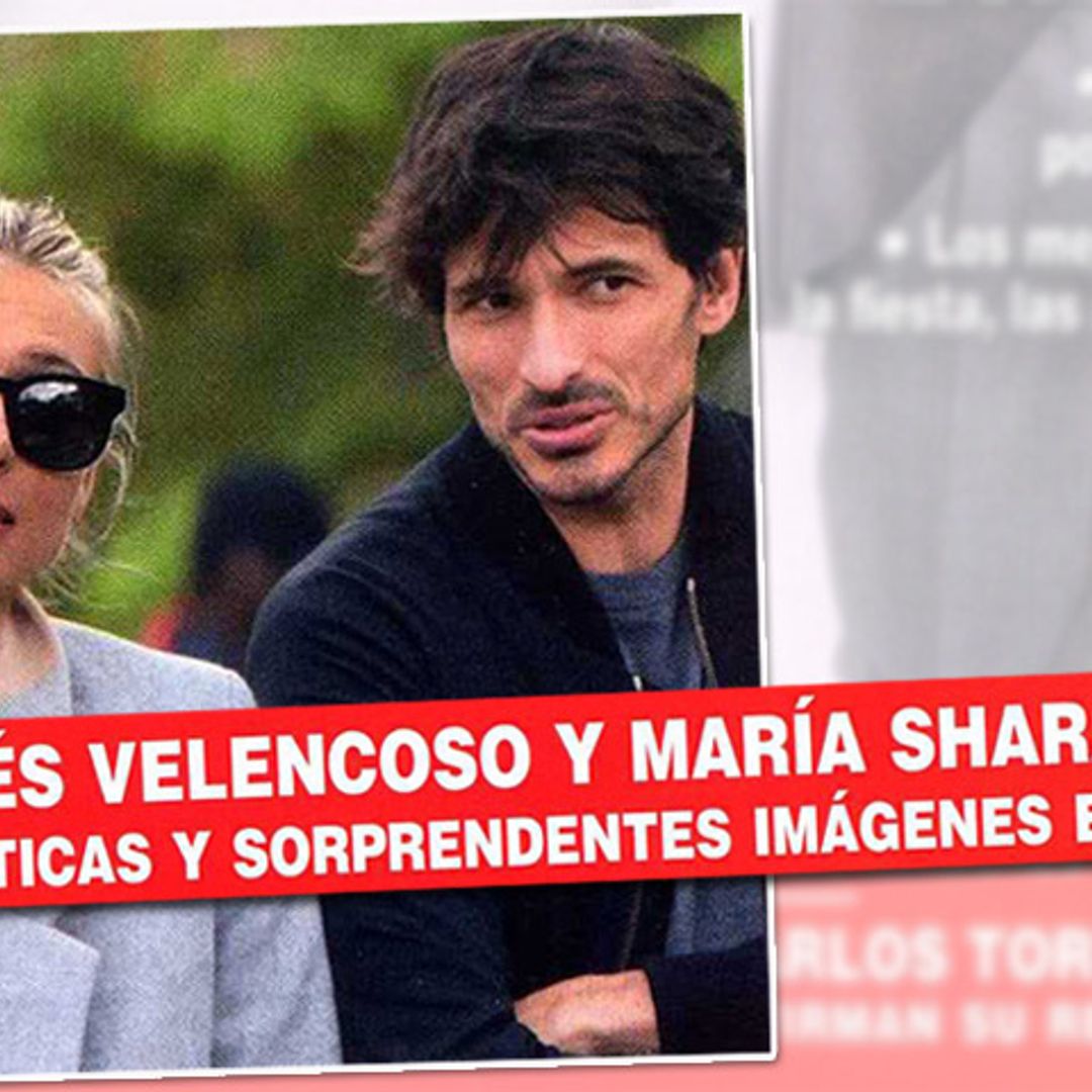Exclusiva en ¡HOLA! Andrés Velencoso y María Sharapova: cariñosos gestos que hablan por sí solos