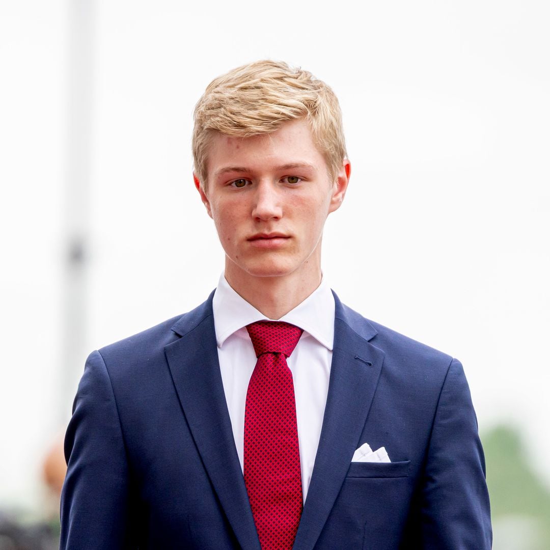 Así ha sido la aparición más comentada del príncipe Noah en Luxemburgo antes de cumplir 18 años