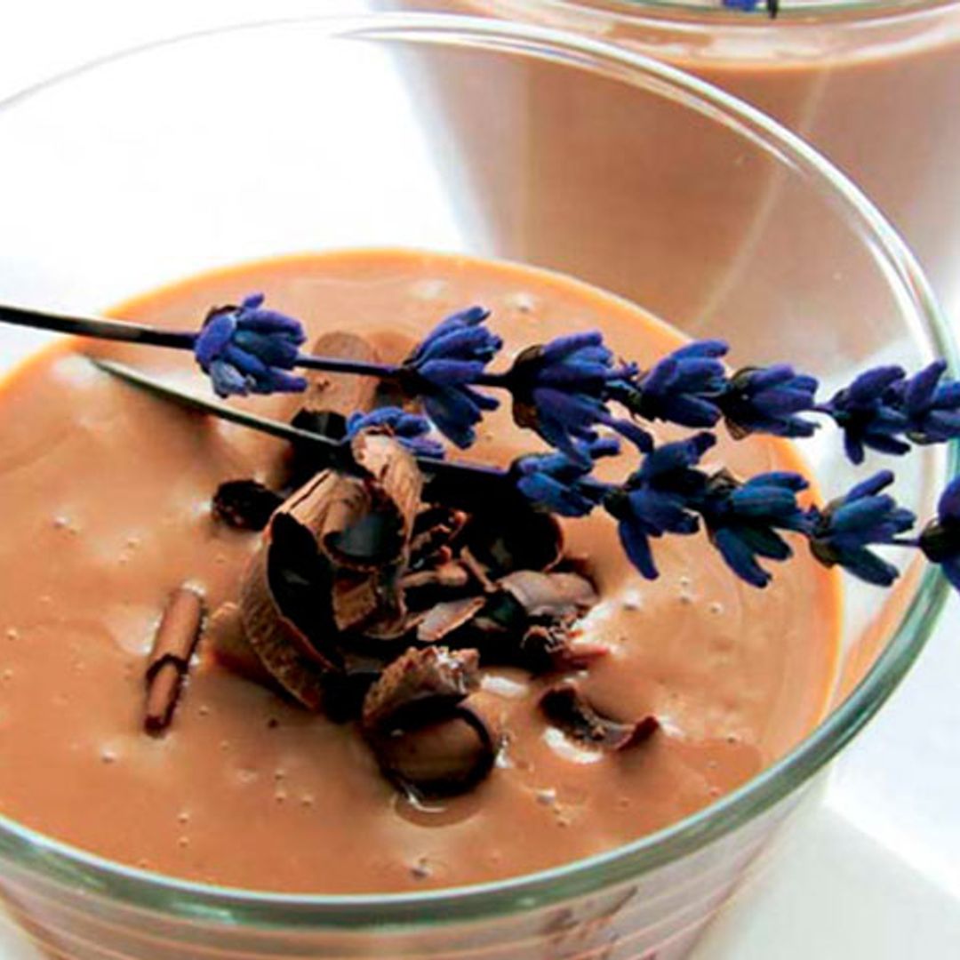Chocolate con lavanda y miel