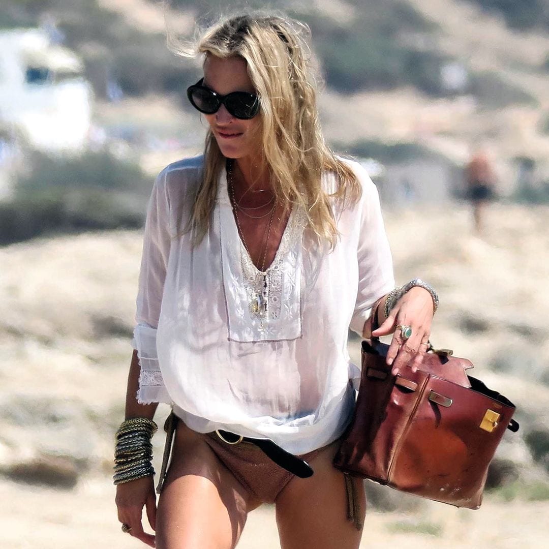 El bolso de 40.000 euros de Kate Moss para ir a la playa