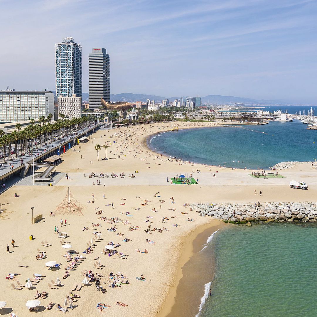 Playa de La Barceloneta en Barcelona