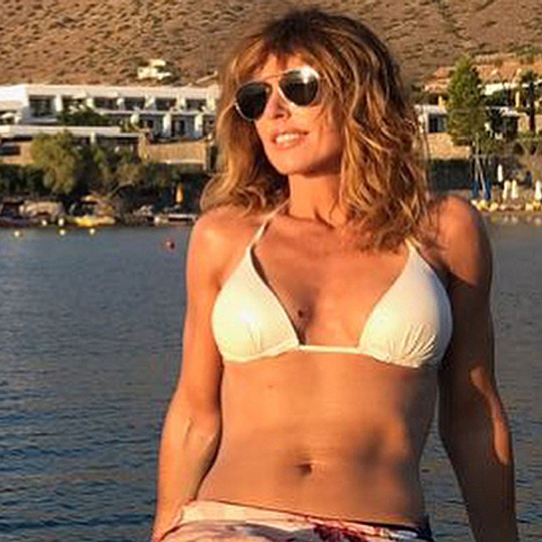 Emma García presume de tipazo durante sus vacaciones en familia