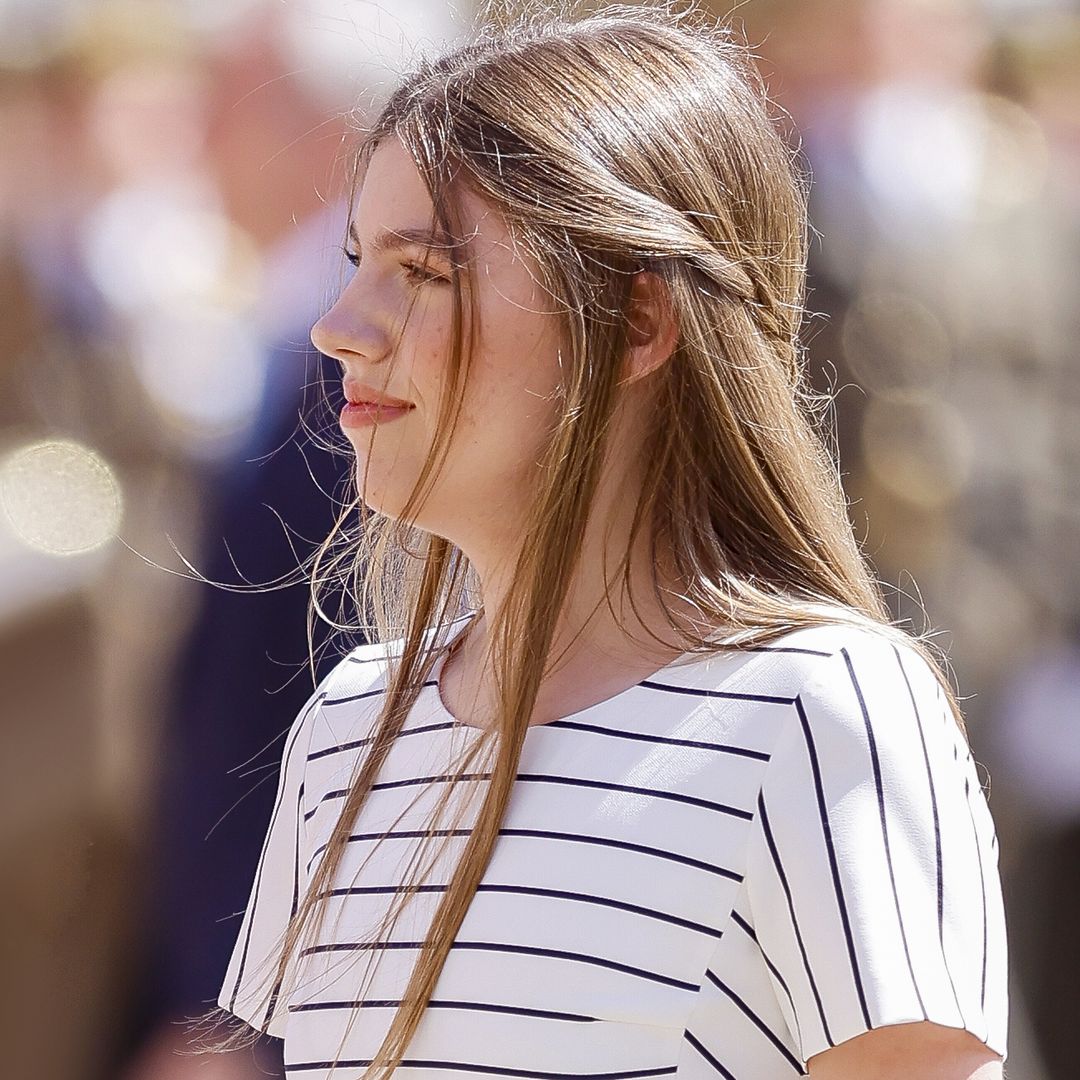 La infanta Sofia en la entrega de despachos en la Academia General Militar de Zaragoza el 3 de julio de 2024 