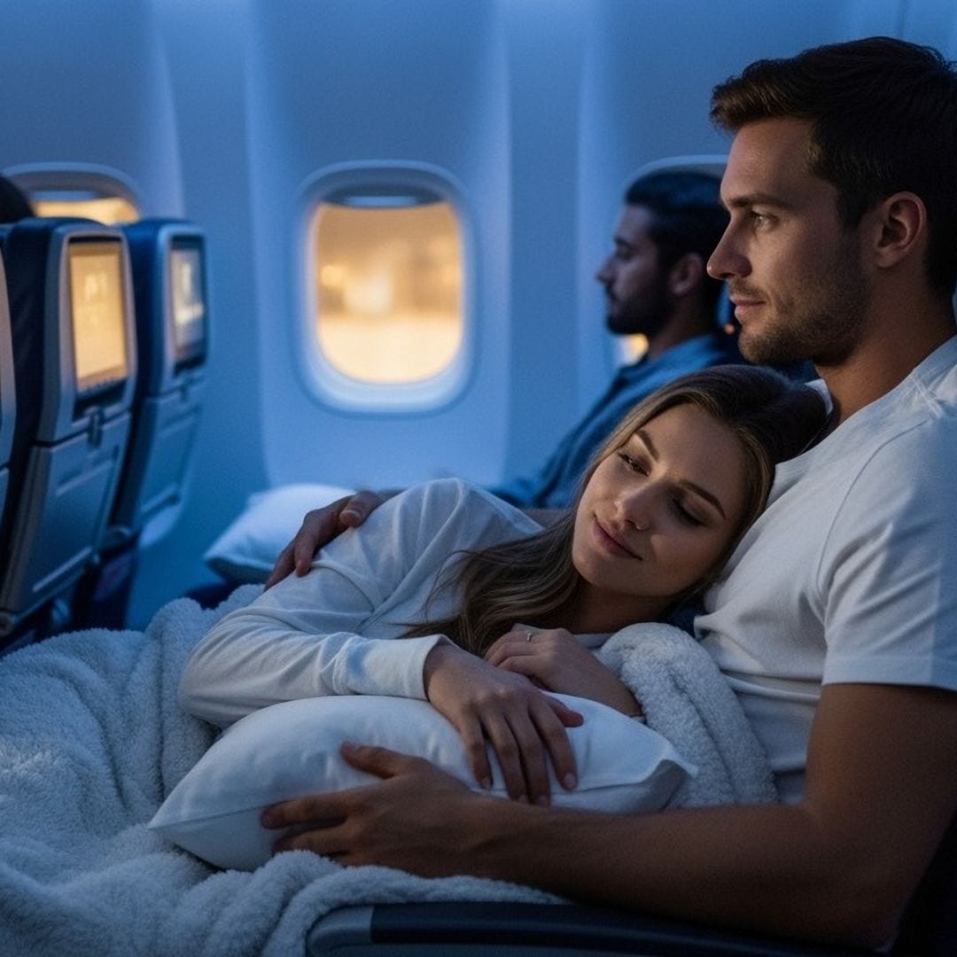 Experiencia de volar, interior de una avión de pasajeros