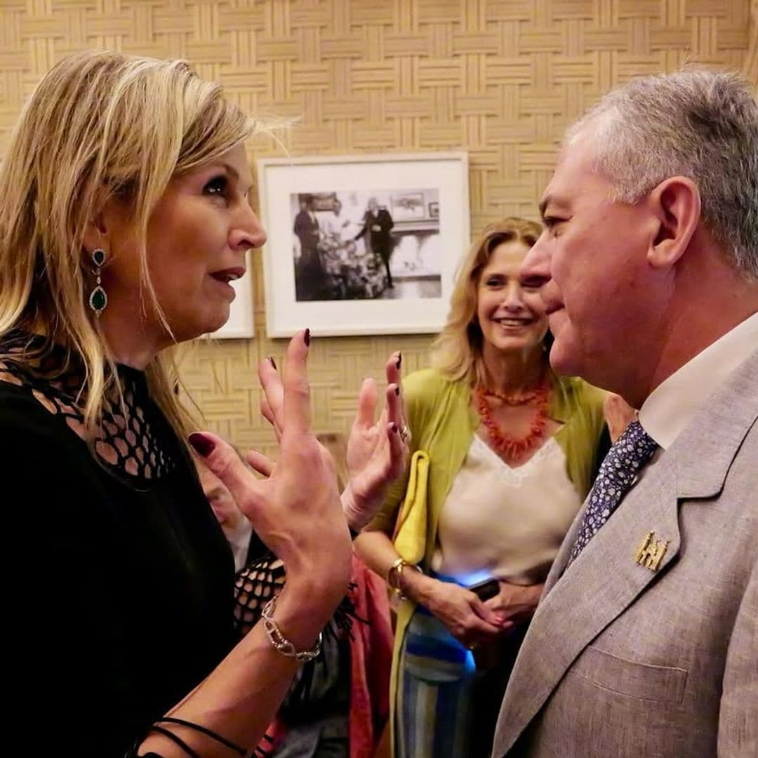 Visita sorpresa de Máxima de Holanda a la Feria de Abril, donde conoció a su marido hace 26 años