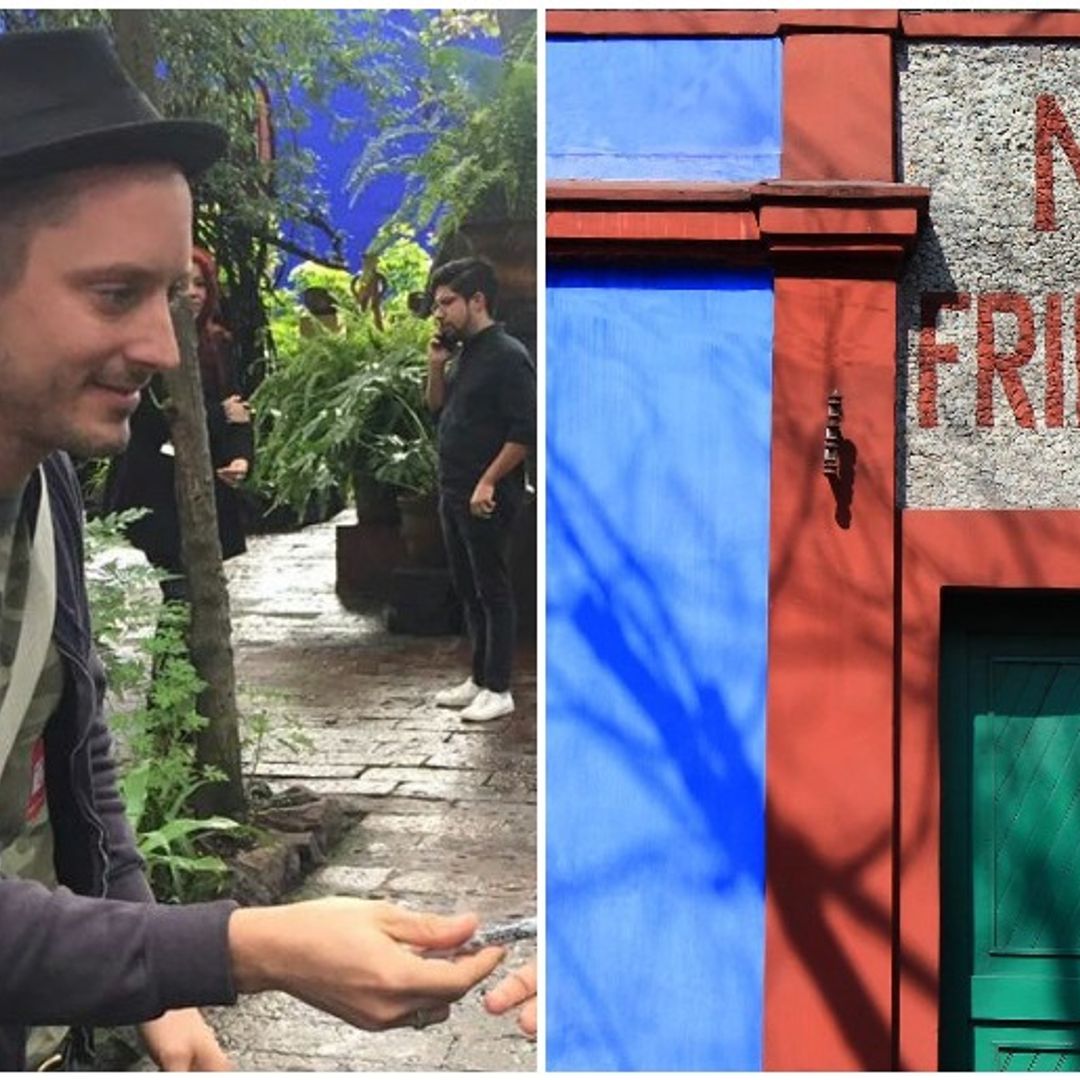 Elijah Wood y 10 famosos se enamoraron de la Casa Azul de Frida Kahlo