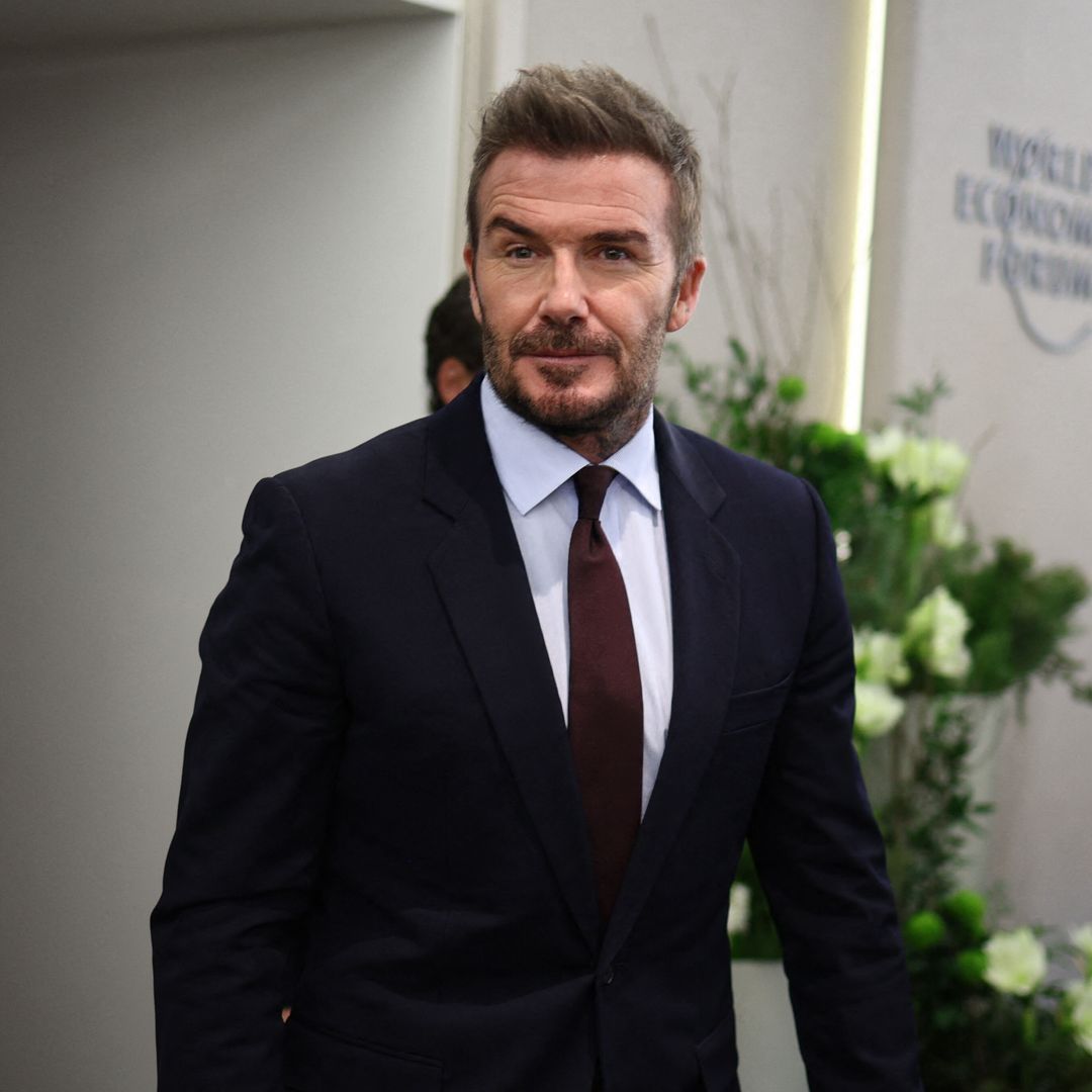 David Beckham, serio y sin respuestas en Suiza tras las palabras que le dedicó su hijo Brooklyn