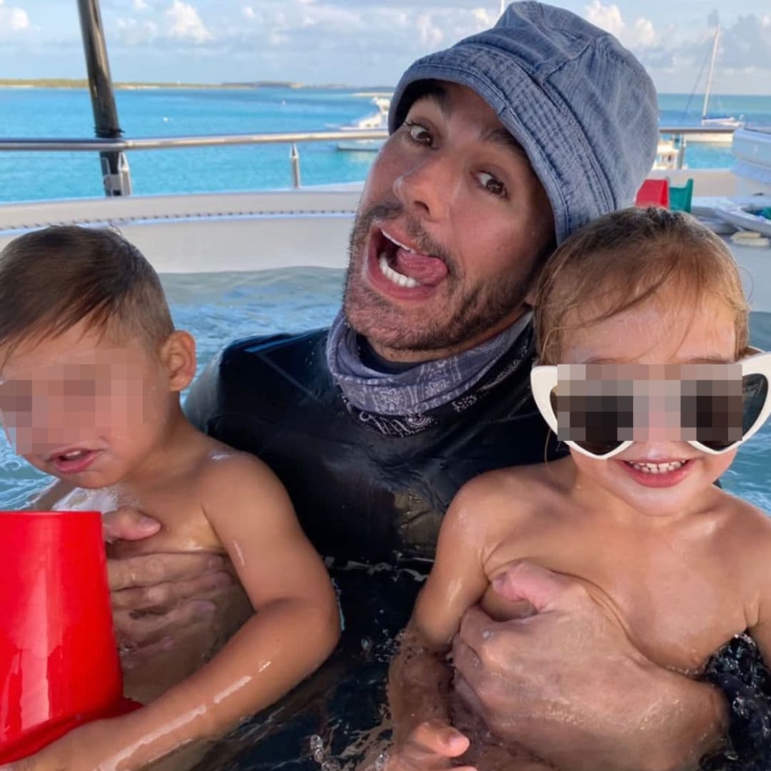 Los vídeos que revelan cómo es Enrique Iglesias en su faceta de padre 