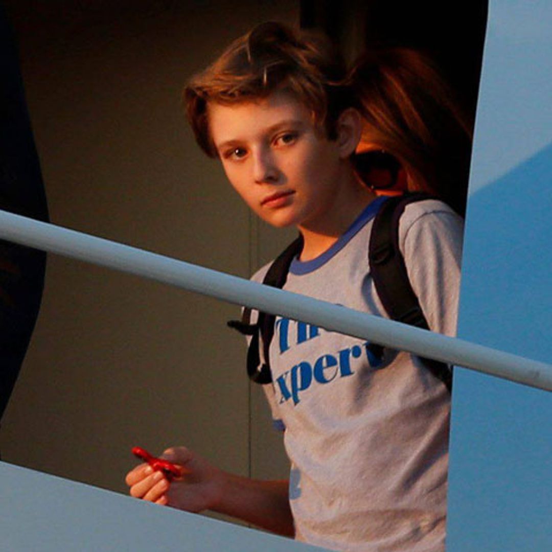 ¡Hasta Barron Trump se apunta a la moda del 'fidget spinner'!