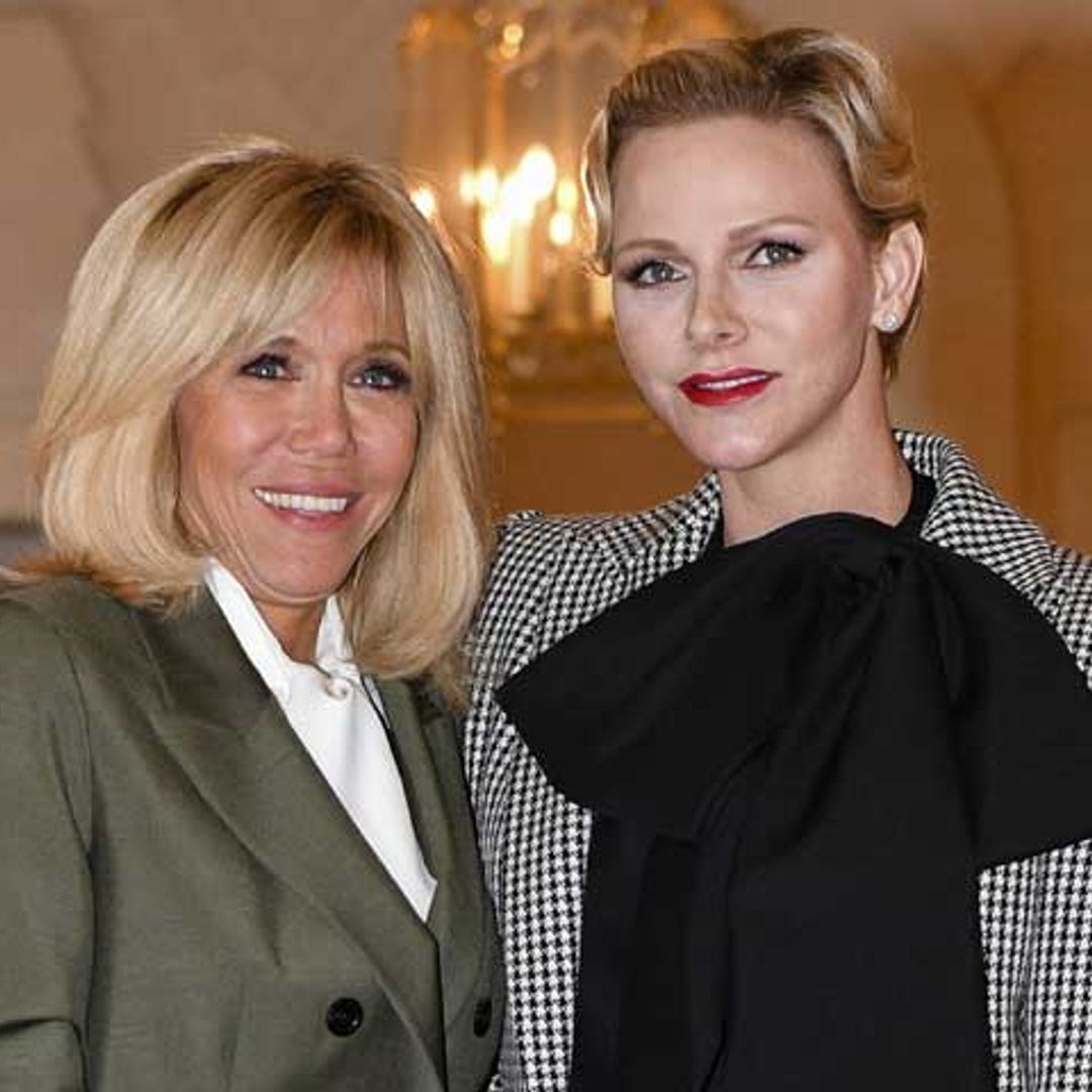 Los mellizos de Charlene de Mónaco conquistan el Elíseo y a Brigitte Macron
