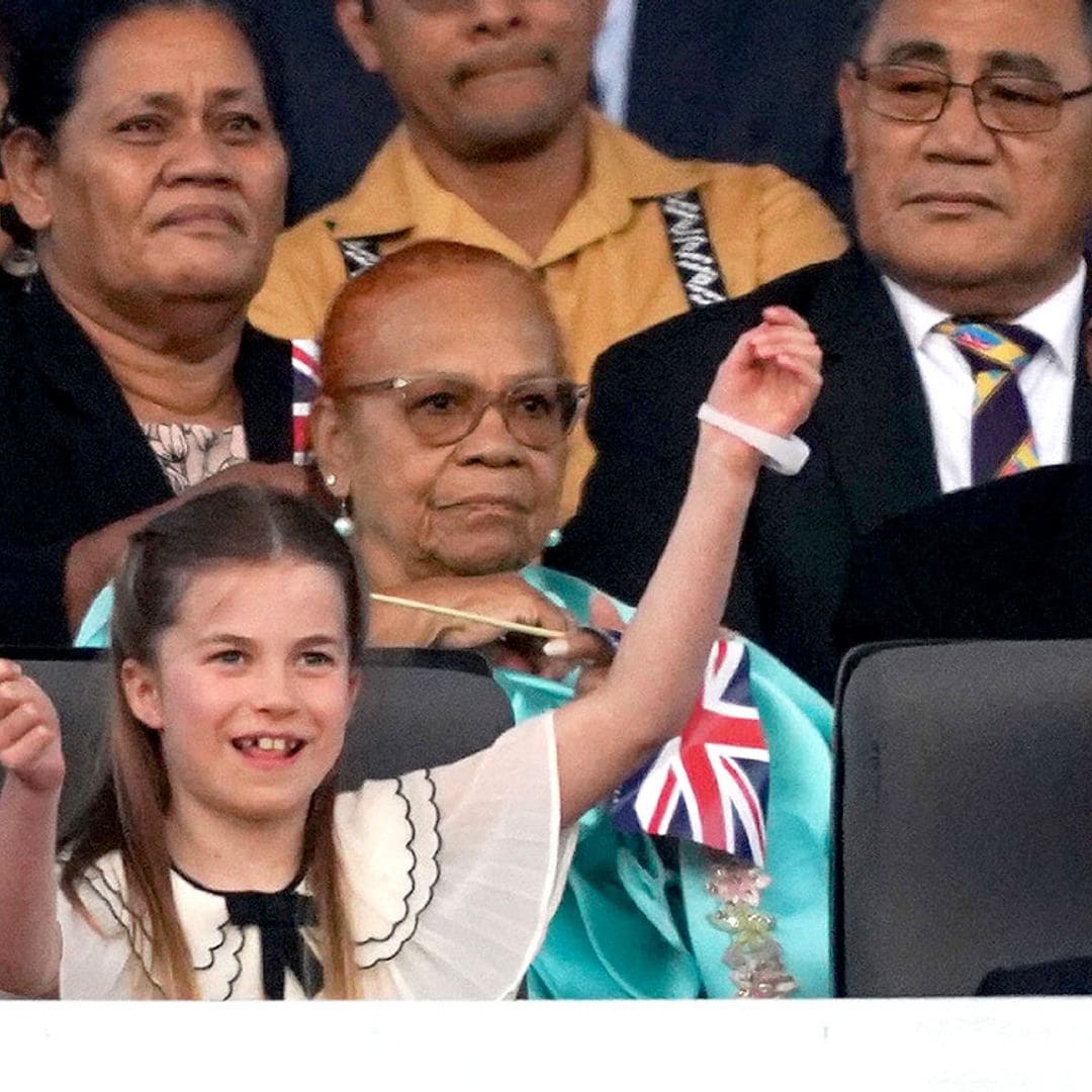 Charlotte y George se lo pasan en grande en el concierto de la coronación