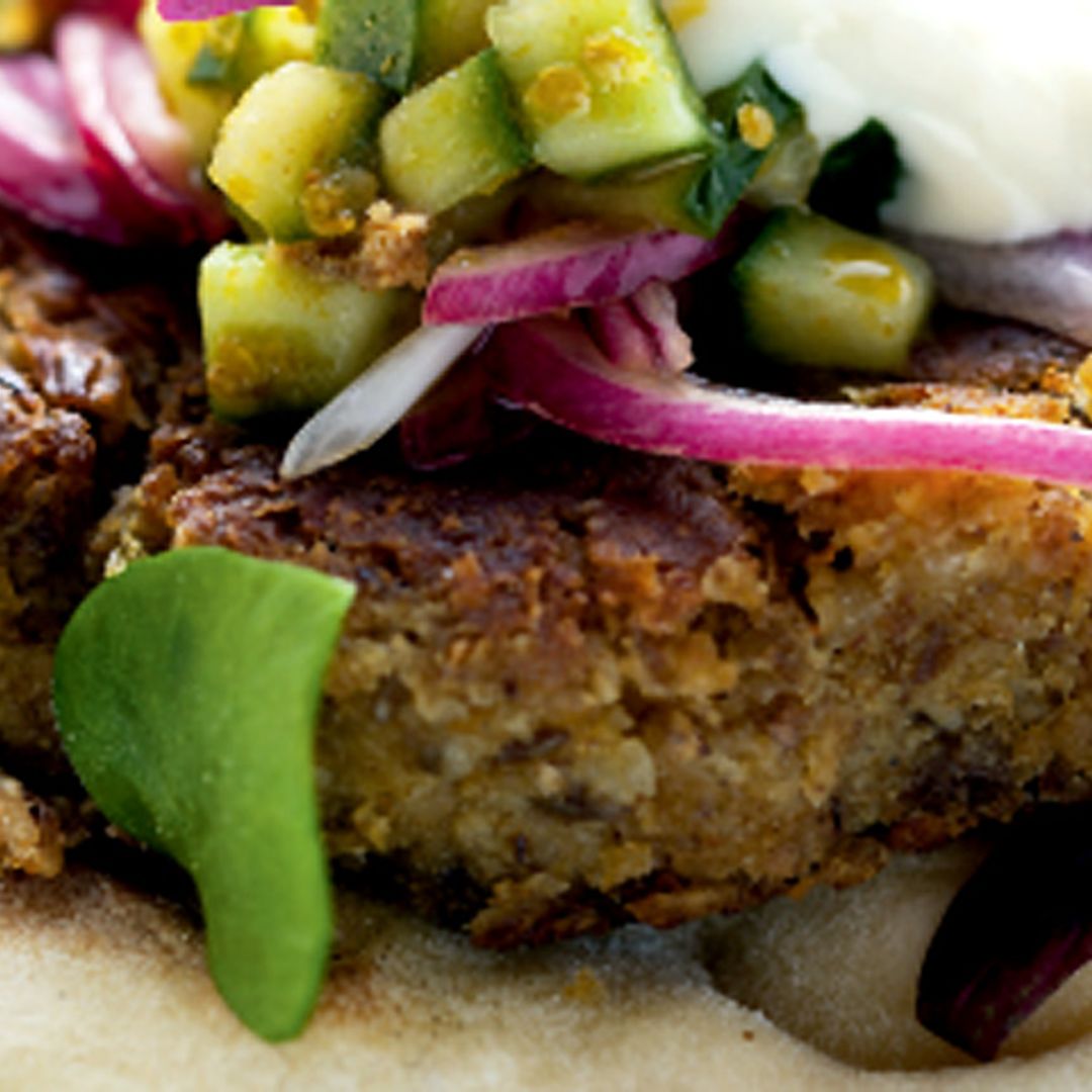 Hamburguesa de garbanzos