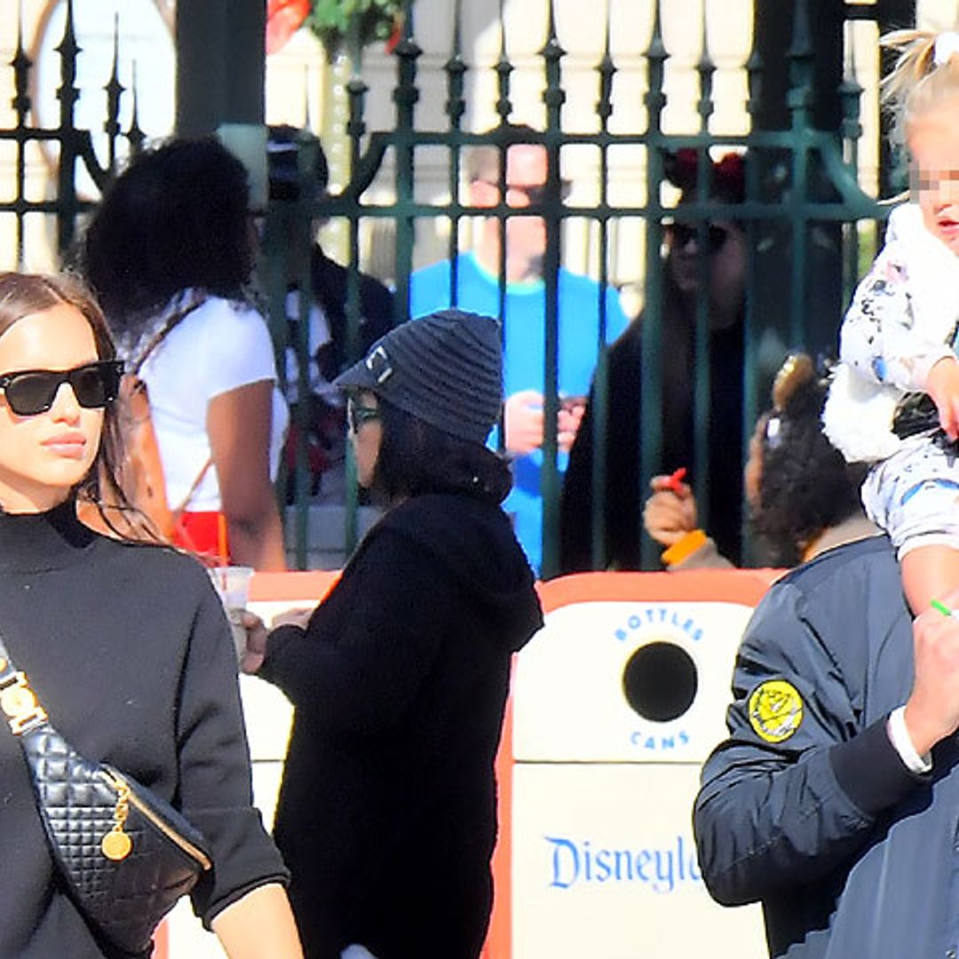 EXCLUSIVA: Bradley Cooper e Irina Shayk, desconexión en Disneyland junto a su hija Lea