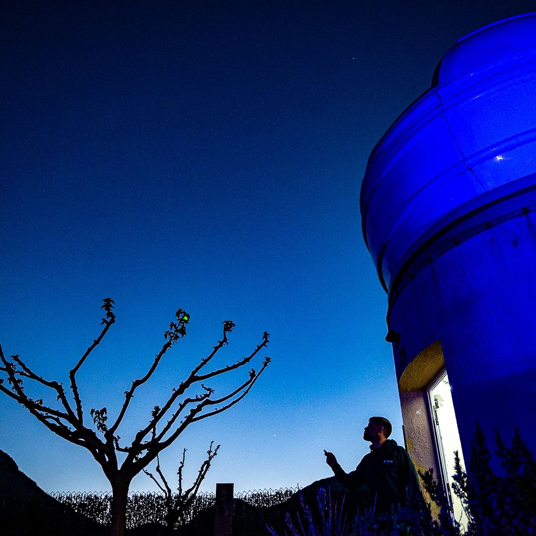 Sergio Ferris, astrónomo Parque Bassegoda, Girona